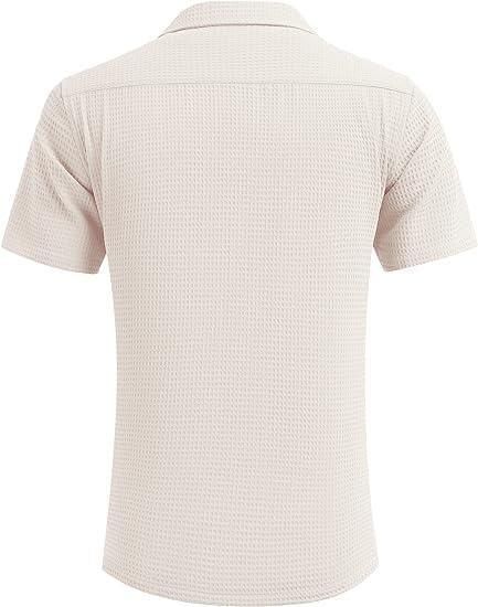 Men's Knit Stylish Half Sleeve Shirt