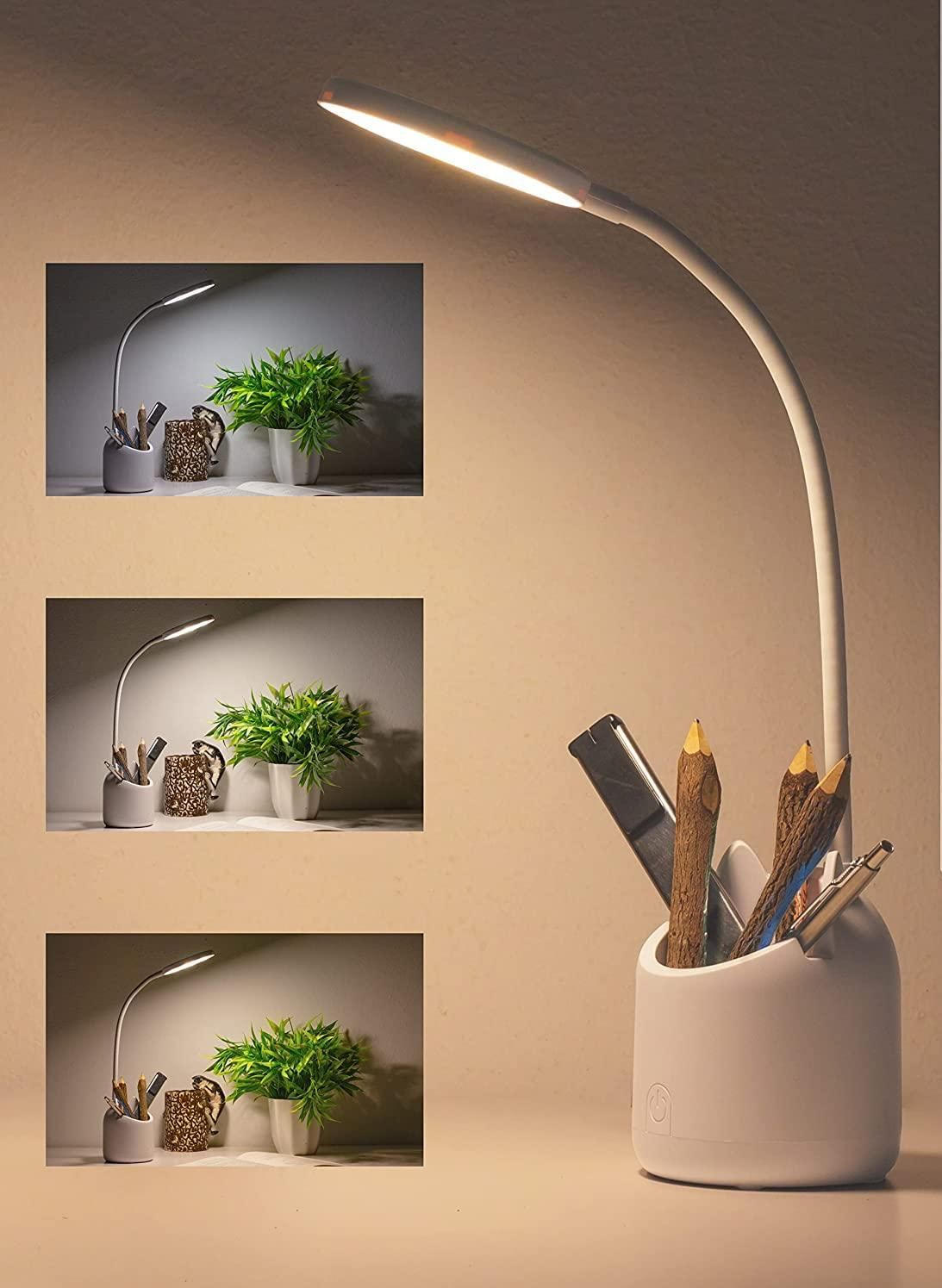 Study Lamp With Pen and Mobile Holder