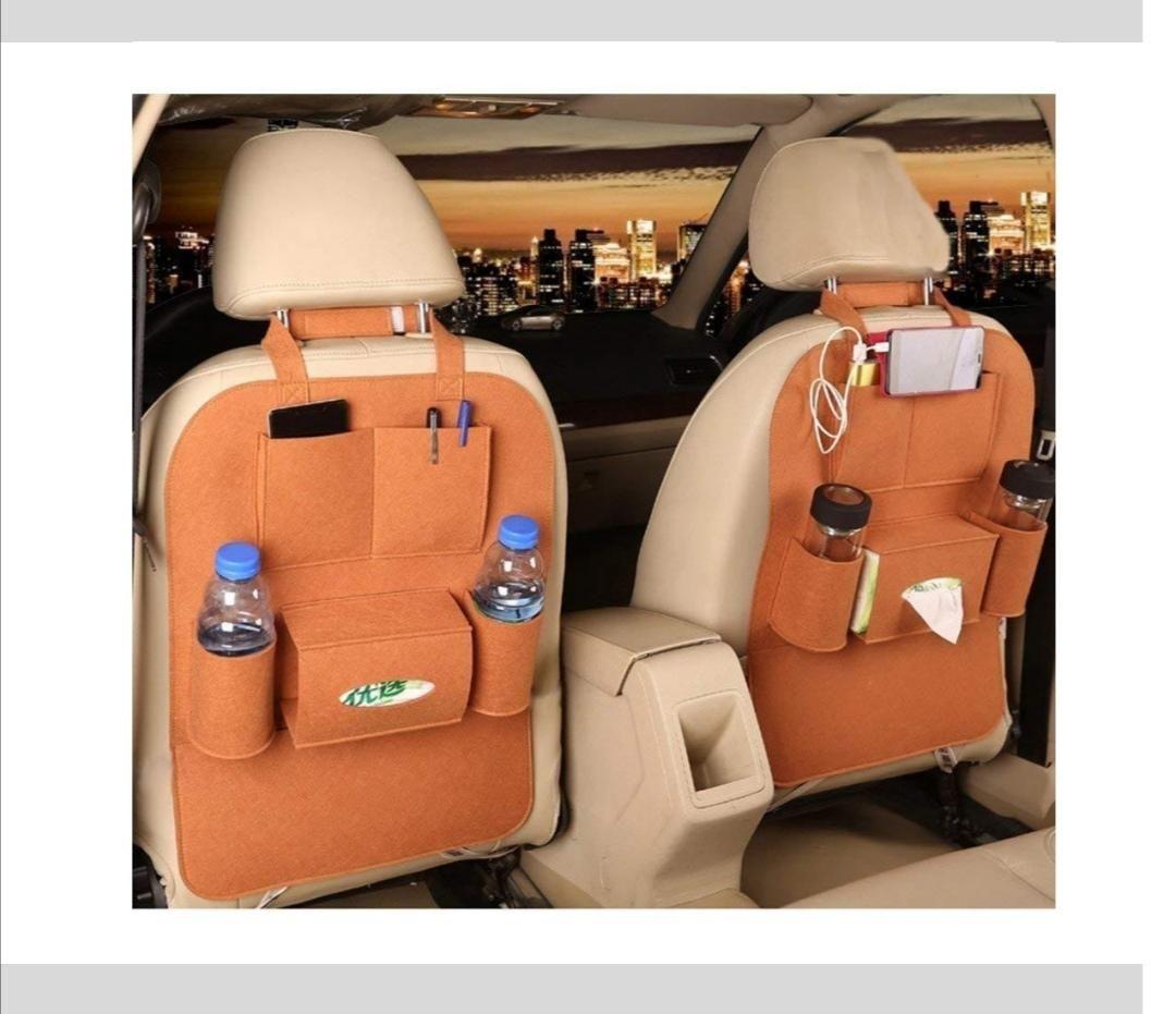 Multi-Pocket Seat Back Storage Bag Organizer Holders