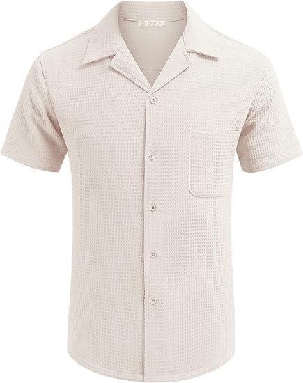 Men's Knit Stylish Half Sleeve Shirt