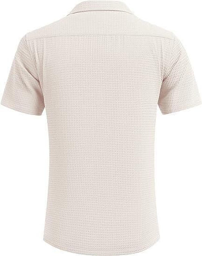 Men's Knit Stylish Half Sleeve Shirt