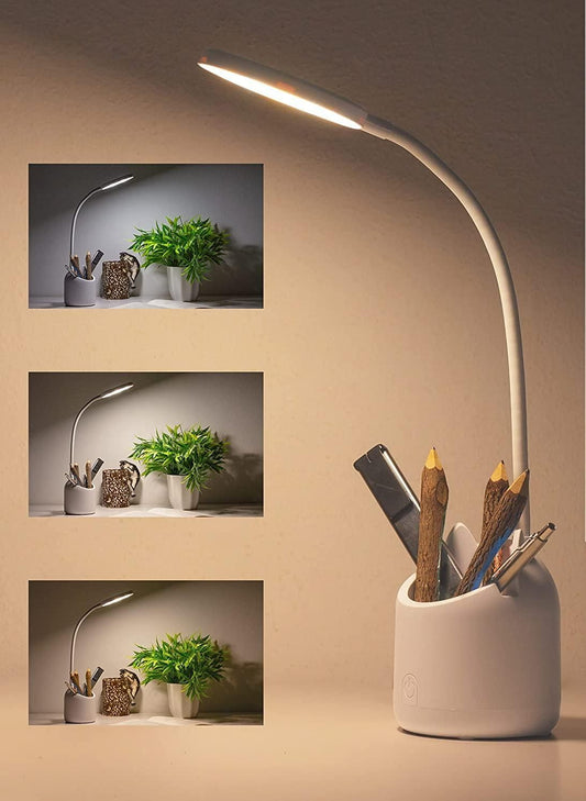 Study Lamp With Pen and Mobile Holder