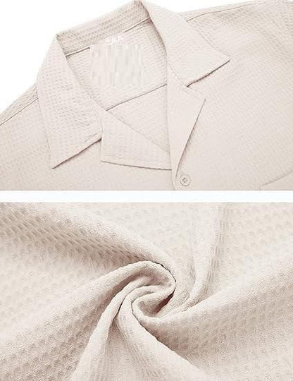 Men's Knit Stylish Half Sleeve Shirt