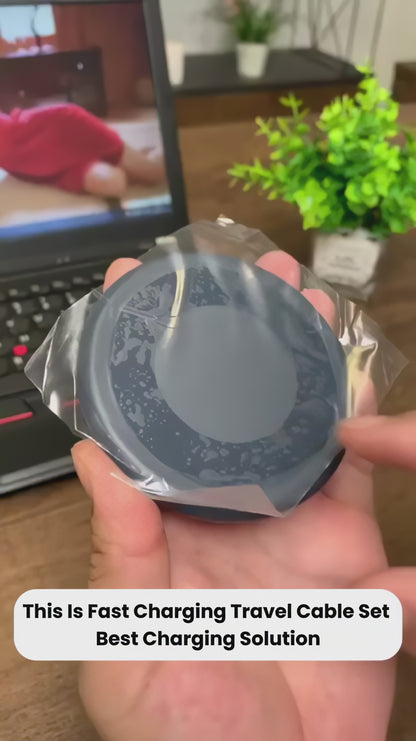 Fast Charging Travel Cabel Set